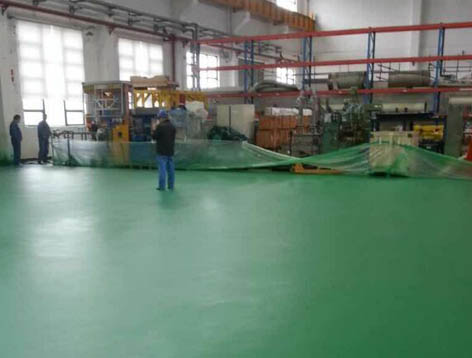哪里有噴聚脲的施工隊(duì)(圖1) 地坪聚脲噴涂案例